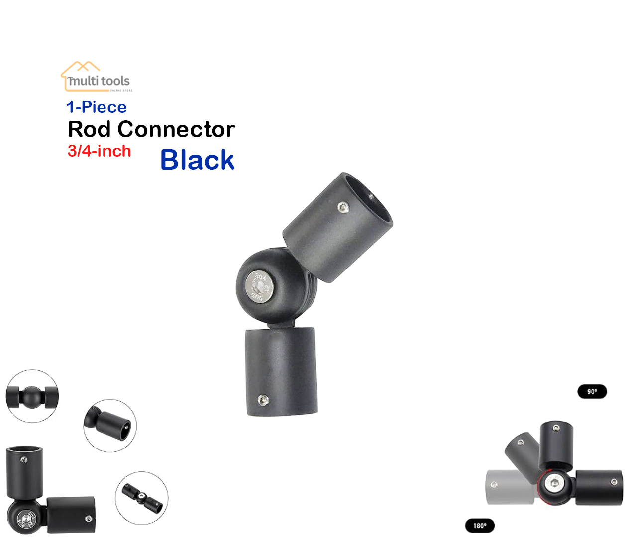Rod Connector For 3/4 Inch